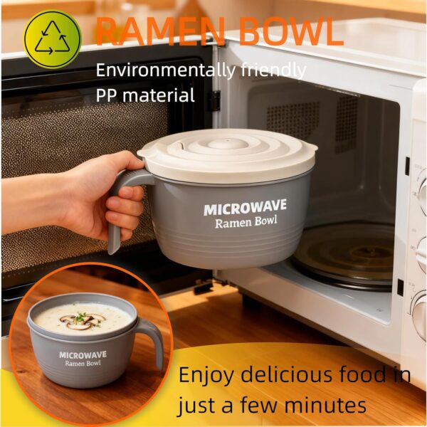 Noodle Bowl BPA Free and Dishwasher Safe Set