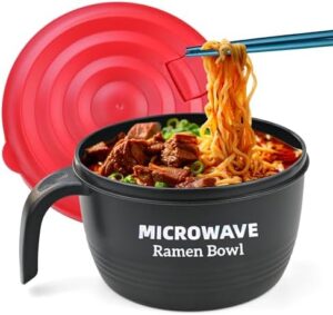 Ramen Cooker Bowl - 45 oz Microwaveable Noodle
