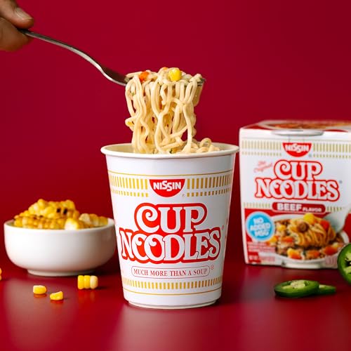 Nissin Cup Noodles Soup Beef Flavour