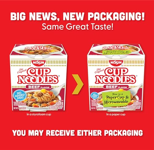 Nissin Cup Noodles Soup Beef Flavour