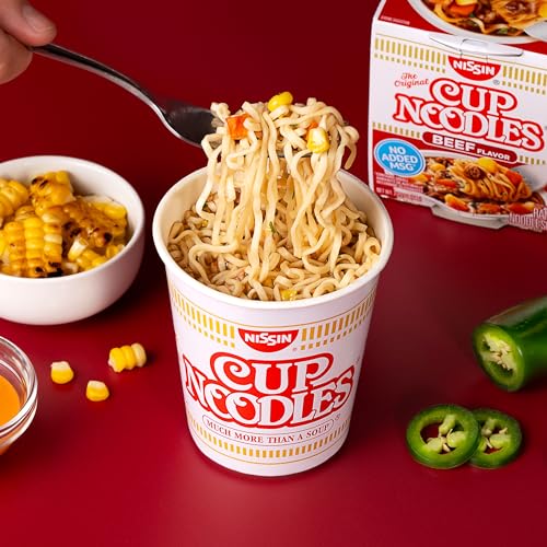 Nissin Cup Noodles Soup Beef Flavour