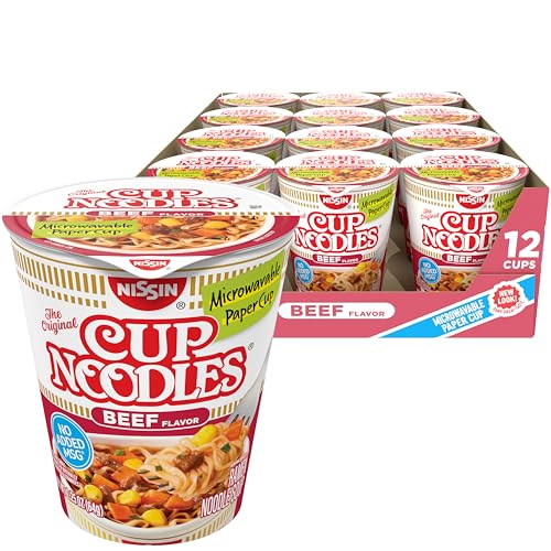 Nissin Cup Noodles Soup Beef Flavour