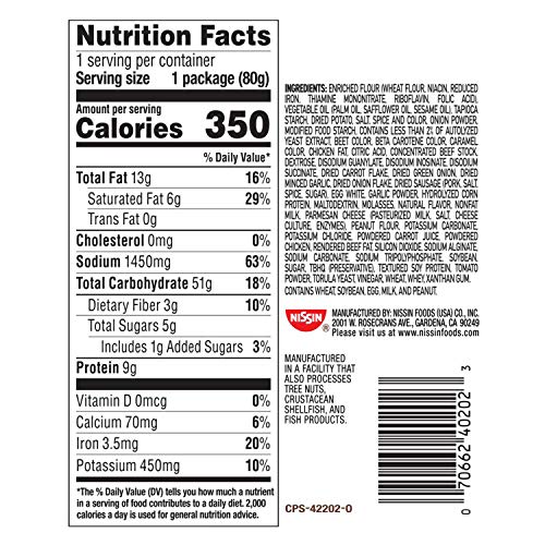 Version 1.0.0 Ramen Noodle Soup Curry, 2.82 Ounce Food