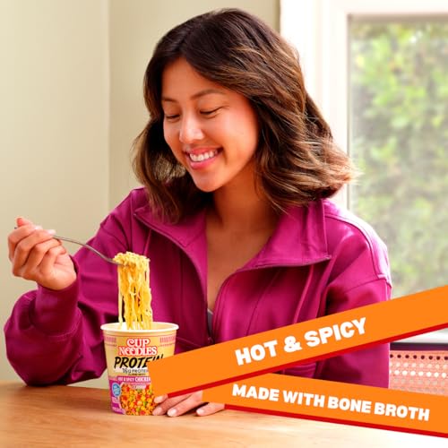 Version 1.0.0 Noodles Protein Chicken Flavour Spicy with Bone Broth