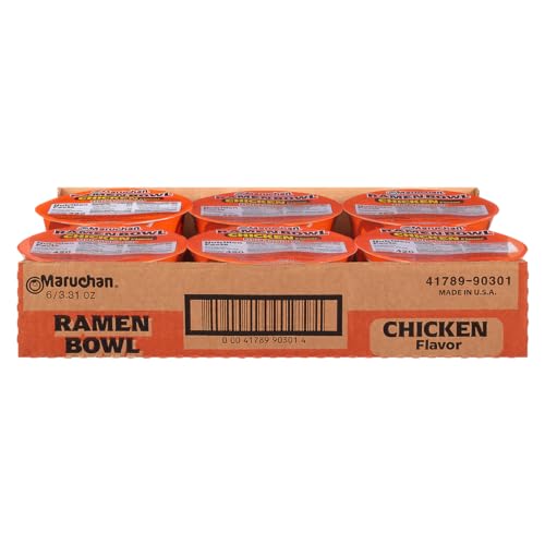Ramen Bowl Microwaveable Ramen Soup Mix, 3.31 Oz, 6 Count