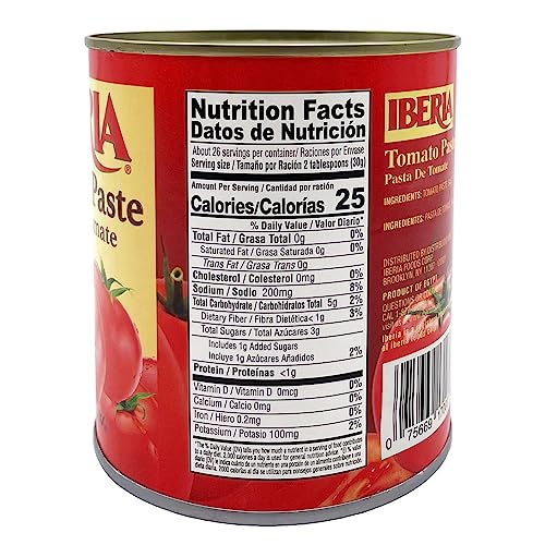 Version 1.0.0 Iberia Tomato Paste, 28 oz (Pack of 6)