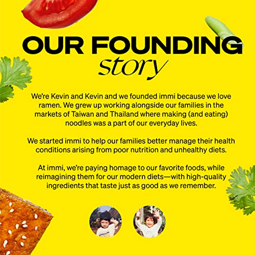 immi Ramen Complete Meal Bundle: Creamy “Chicken” Cup Noodles 6 Pack