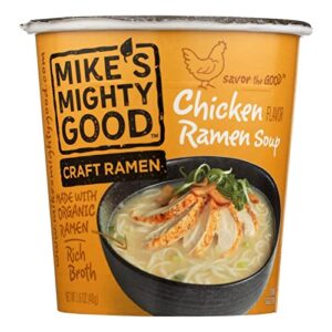 Mike's Mighty Good Ramen Soup, Chicken, 1.6 Oz (Pack of 6)