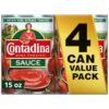 Contadina Canned Tomato Sauce, 15 oz (Pack of 4 Cans)
