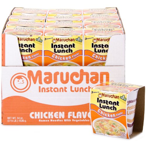 Version 1.0.0 Maruchan Instant Lunch Chicken Flavored Cup Noodle, 24 Pack