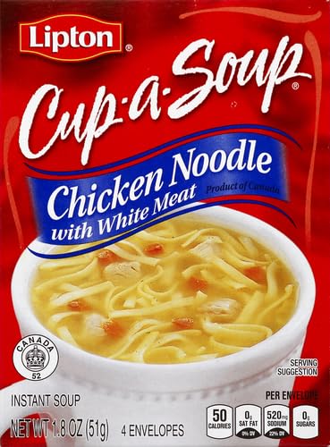 Lipton Cup-aSoup InstantSoup Chicken Noodle 4 Count