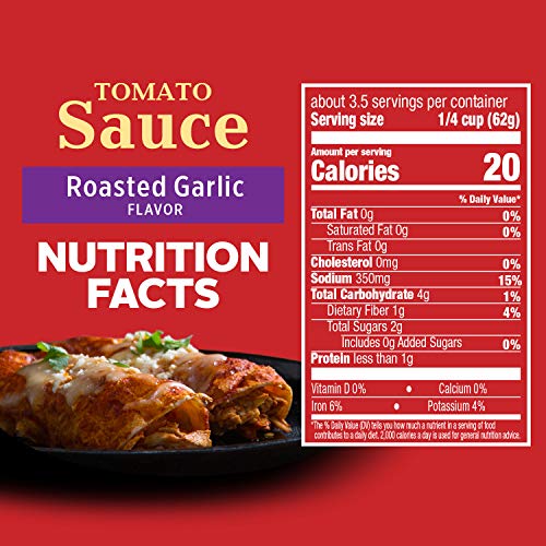 Hunt’s Tomato Sauce with Roasted Garlic 8 oz. Can