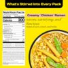 immi Ramen Complete Meal Bundle: Creamy “Chicken” Cup Noodles 6 Pack