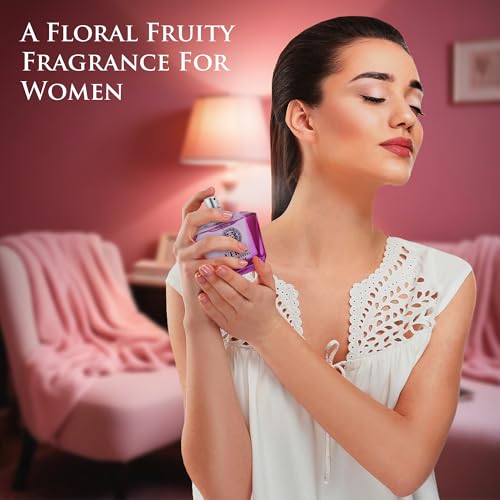 Verse Pink Crystal Intense for Women 3.4 fl Oz - Fruity & Floral Scents of Raspberry